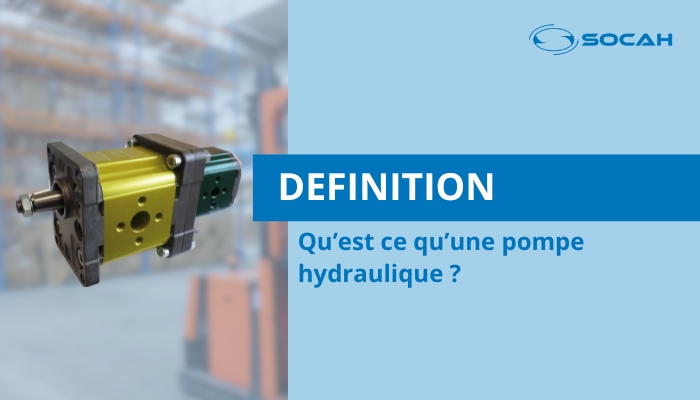 Miniature article SOCAH - Pompe hydraulique